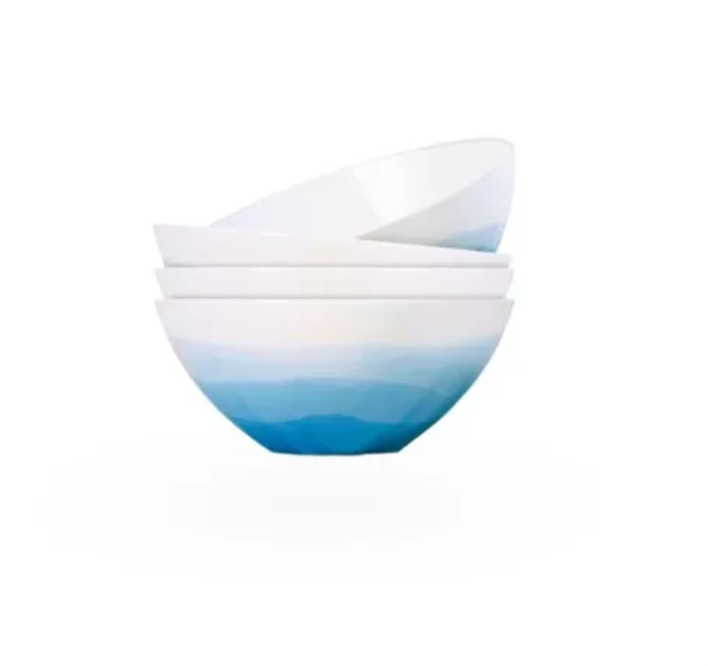 Calm Blue Porcelain Microwave safe bowls