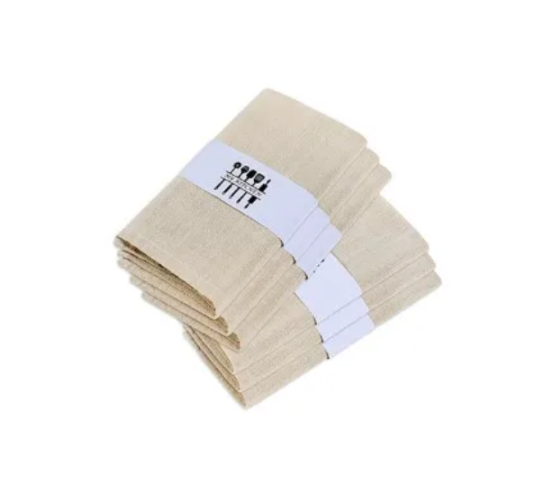 Natural Washable Cotton Linen Napkin Set