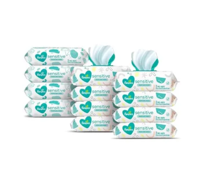 Pampers Sensitive Water Based Baby Wipes