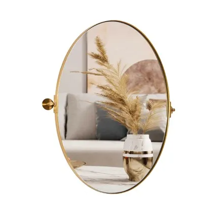 LigMOON MIRROR Vanity Wall Mirror Gold Ovalhtweight Super Soft Care Microfiber Bed Sheet Set