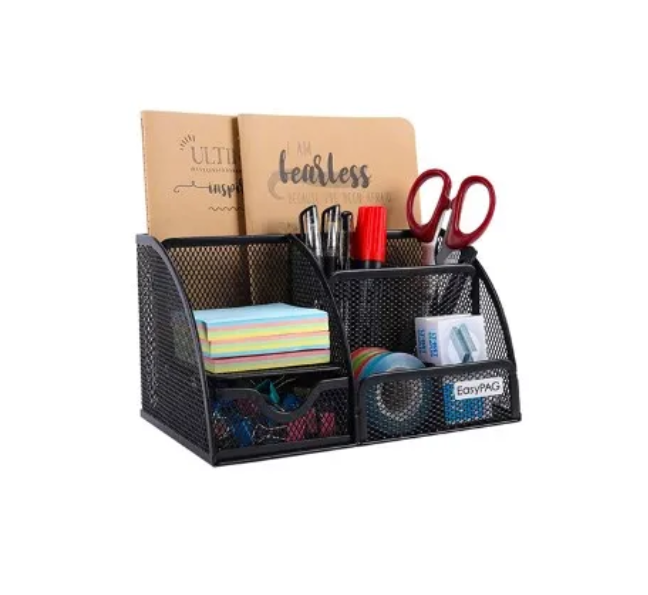 Desk Organizer Caddy with 6 Compartments