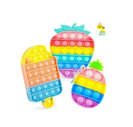 Pop Fidget Toys It 3 Pack Push Popper